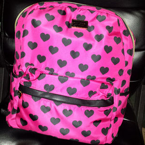 Bestey Johnson Backpack Hearts PINK